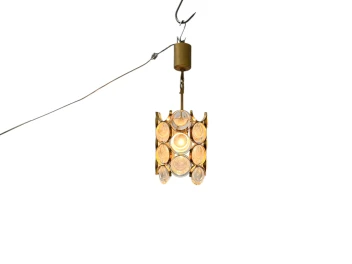 Hollywood Regency Pendant Lamp by Gaetano Sciolari for Palwa Germany, 1970s